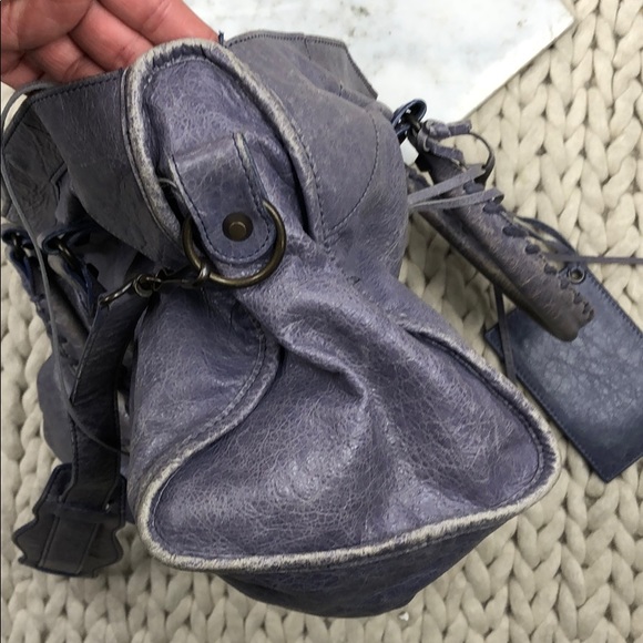 Balenciaga Classic City Moto Bag Tote Grey - Picture 10 of 10